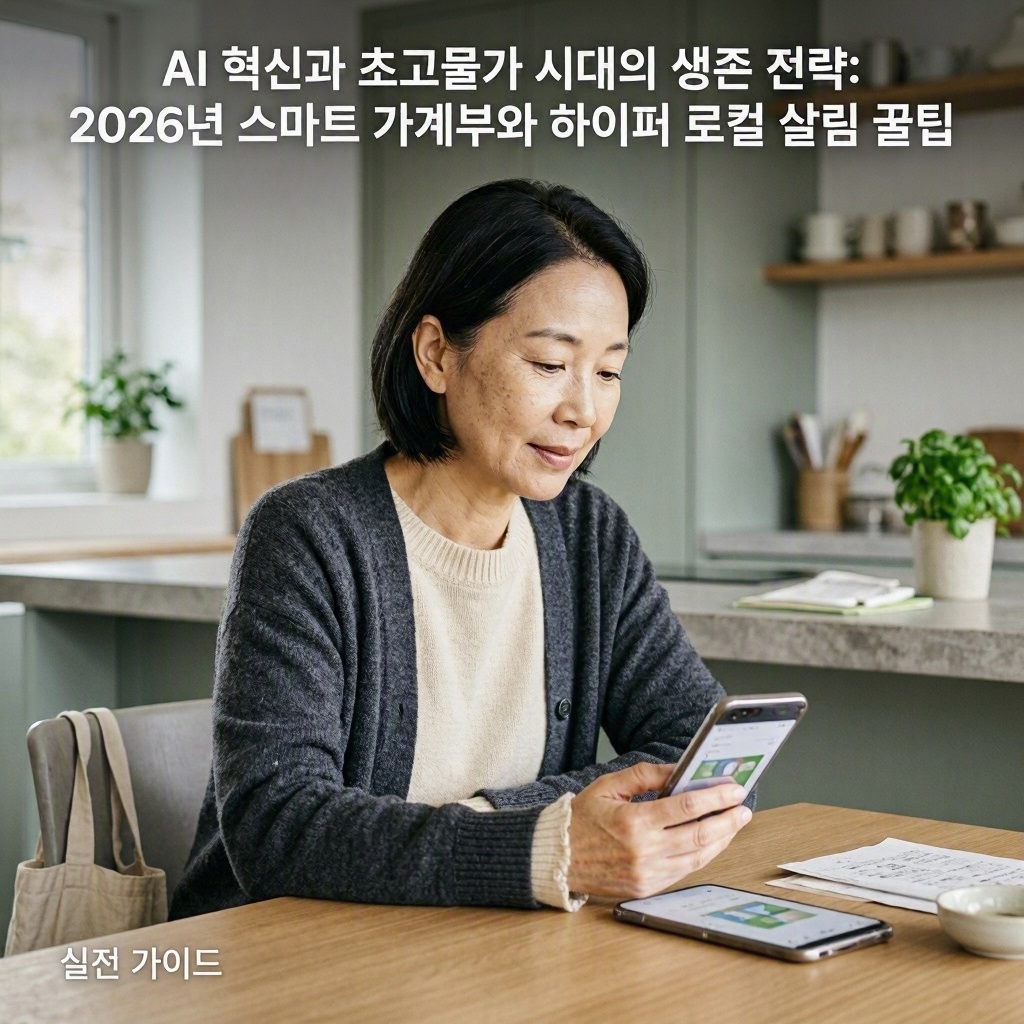AI 혁신과 초고물가 시대의 생존 전략: 2026년 스마트 가계부와 하이퍼 로컬 살림 꿀팁 이미지 3